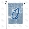 America Forever Blue Winter Monogram Garden Flag