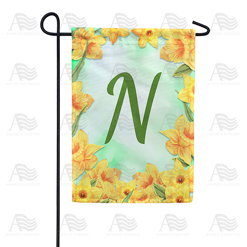 America Forever Daffodils Garden Flag