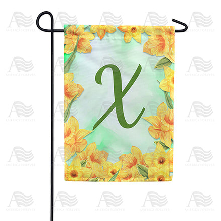 America Forever Daffodils Garden Flag