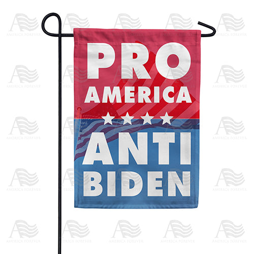America Forever Pro America, Anti Biden Garden Flag