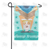 America Forever Toilet Dump Trump Garden Flag