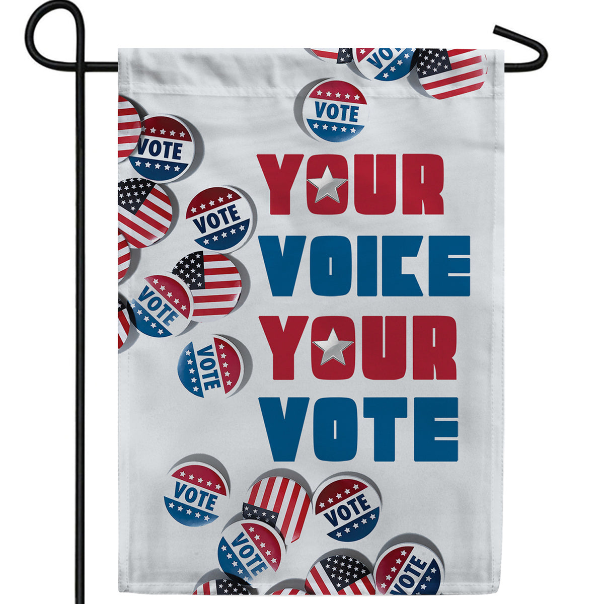 America Forever Your Voice, Your Vote! Garden Flag