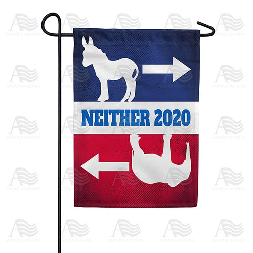 America Forever Neither 2020 Garden Flag