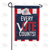 America Forever Every Vote Counts Garden Flag