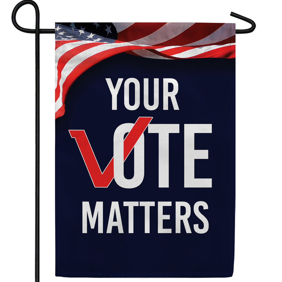 America Forever Your Vote Matters Garden Flag