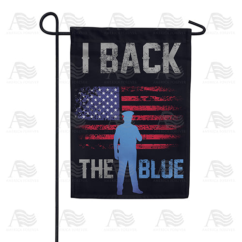 America Forever I Back the Blue Garden Flag