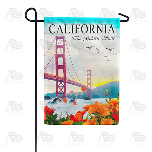America Forever The Golden State Garden Flag