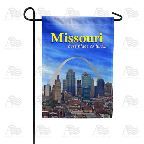 America Forever Missouri, The Gateway To The West Garden Flag