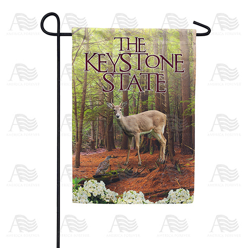 America Forever Pennsylvania Forest Garden Flag