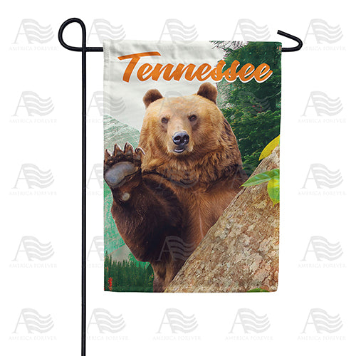 America Forever Tennessee-Hello From Great Smoky Mountains Garden Flag