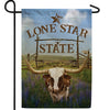 America Forever Texas Longhorn Garden Flag