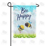 America Forever The Buzz Is Bee Happy! Garden Flag