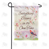 America Forever Your Time To Bloom Will Come! Garden Flag