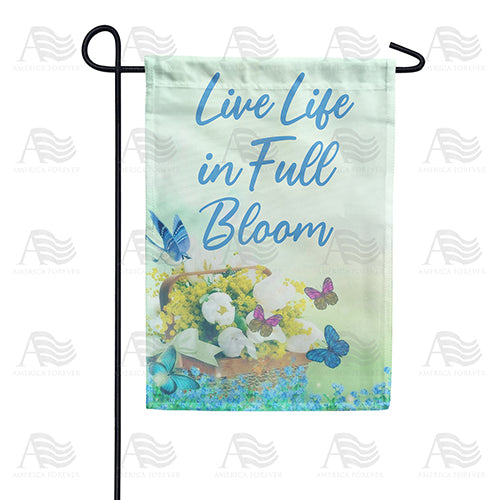 America Forever Live Life To The Fullest Garden Flag