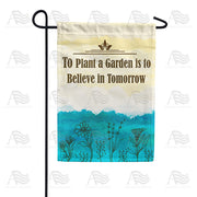 America Forever Look Forward To Tomorrow Garden Flag