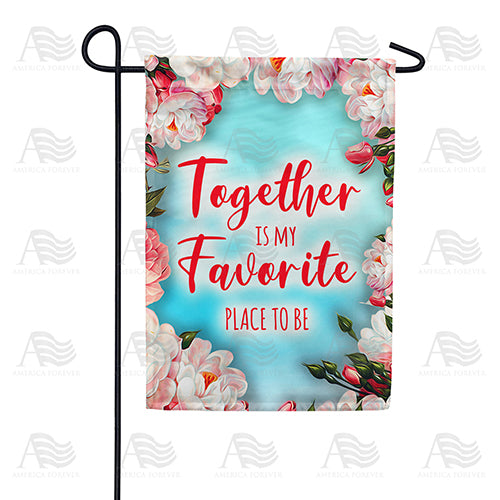 America Forever Life Is Best When Together Garden Flag