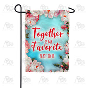 America Forever Life Is Best When Together Garden Flag