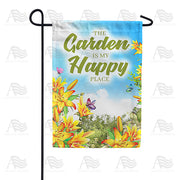 America Forever Garden Happy Place Garden Flag