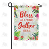 America Forever Bless All Who Gather Here Garden Flag