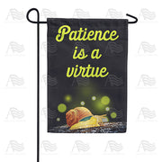 America Forever Patience Is A Virtue Garden Flag