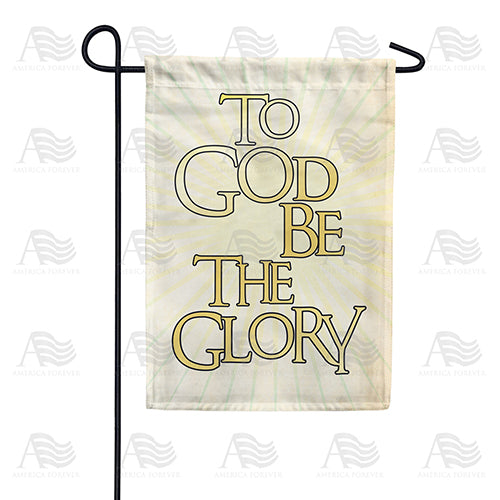 America Forever Our Glorious God Garden Flag