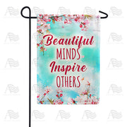 America Forever Beautiful Minds Inspire Others Garden Flag