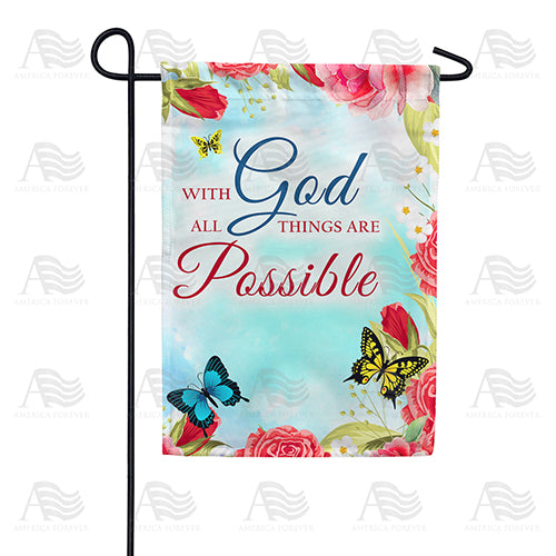 America Forever With God It's Possible Garden Flag