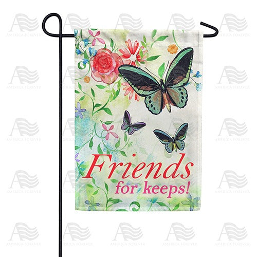America Forever Forever Friends Garden Flag