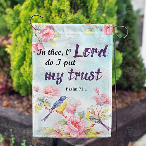 America Forever Trust In The Lord Garden Flag