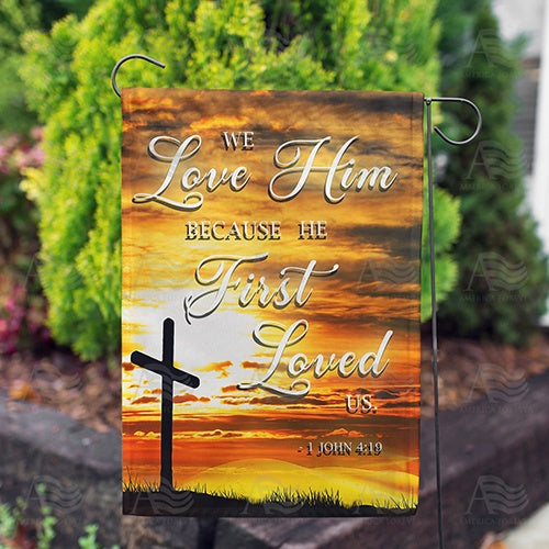 America Forever Our Mutual Love Garden Flag