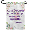 America Forever He Fills Me With Joy & Peace Garden Flag