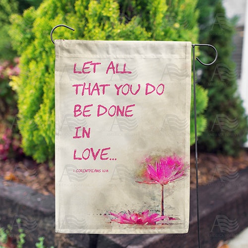 America Forever Do All In Love Garden Flag