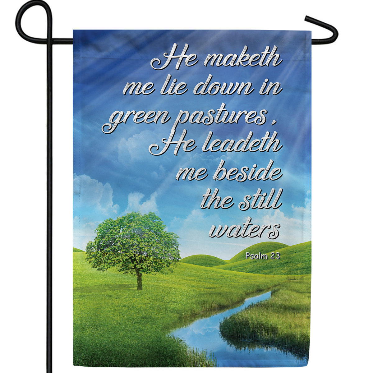 America Forever A Psalm Of David Garden Flag
