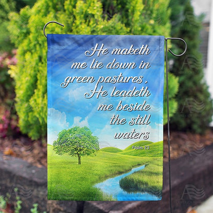 America Forever A Psalm Of David Garden Flag