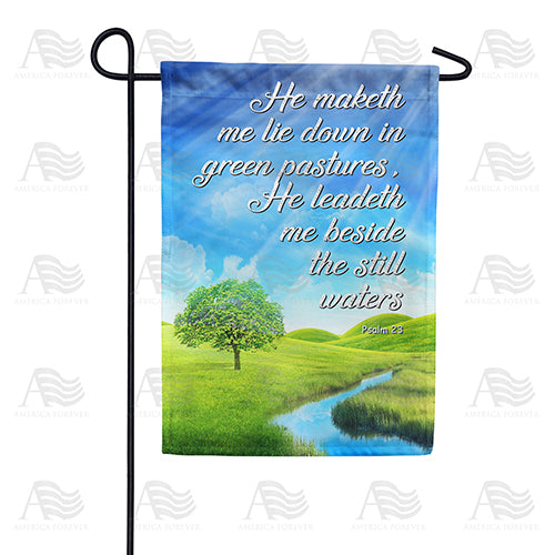 America Forever A Psalm Of David Garden Flag