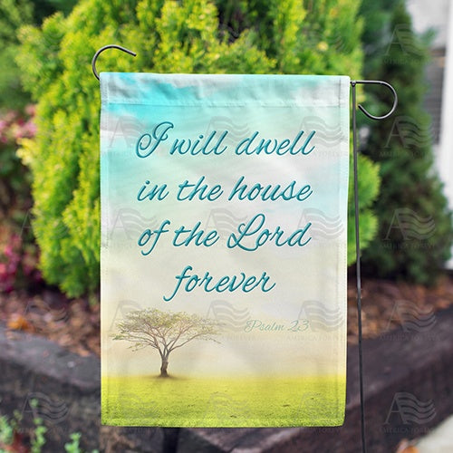 America Forever The Lord's House Garden Flag