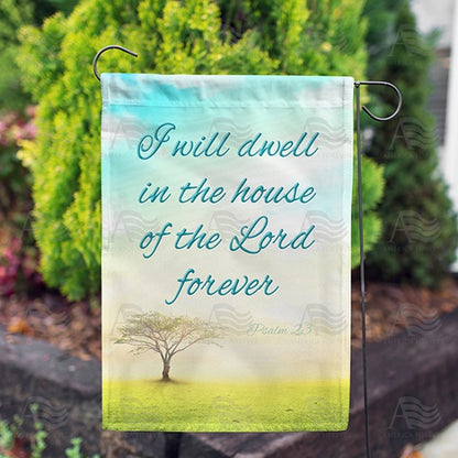 America Forever The Lord's House Garden Flag