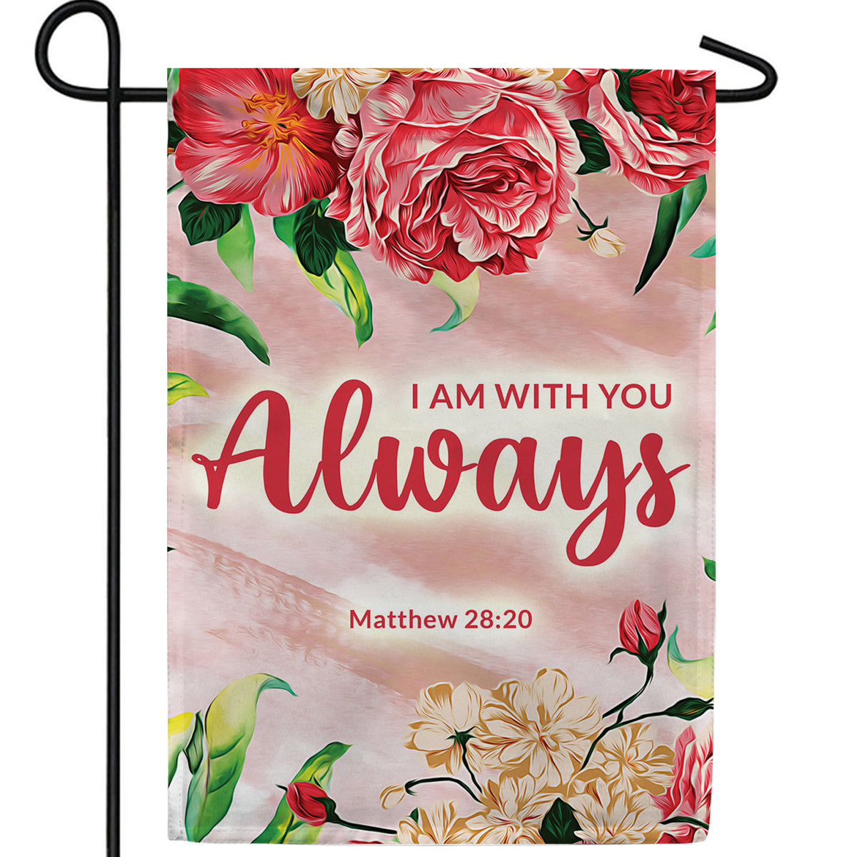America Forever He Is Always With Me Garden Flag