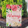 America Forever He Is Always With Me Garden Flag
