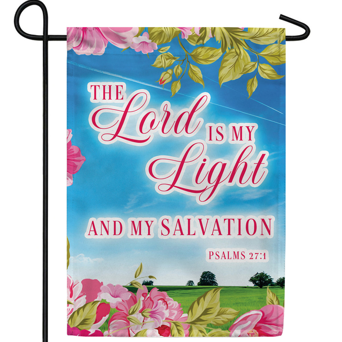 America Forever The Lord Is My Light Garden Flag