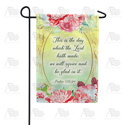 America Forever Rejoice In Every Day! Garden Flag