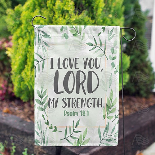 America Forever I Love You Lord Garden Flag