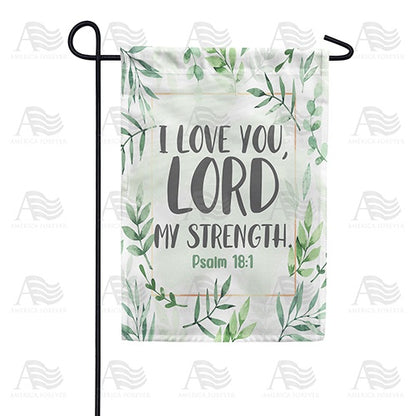 America Forever I Love You Lord Garden Flag