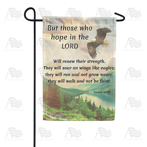America Forever Hope In The Lord Garden Flag