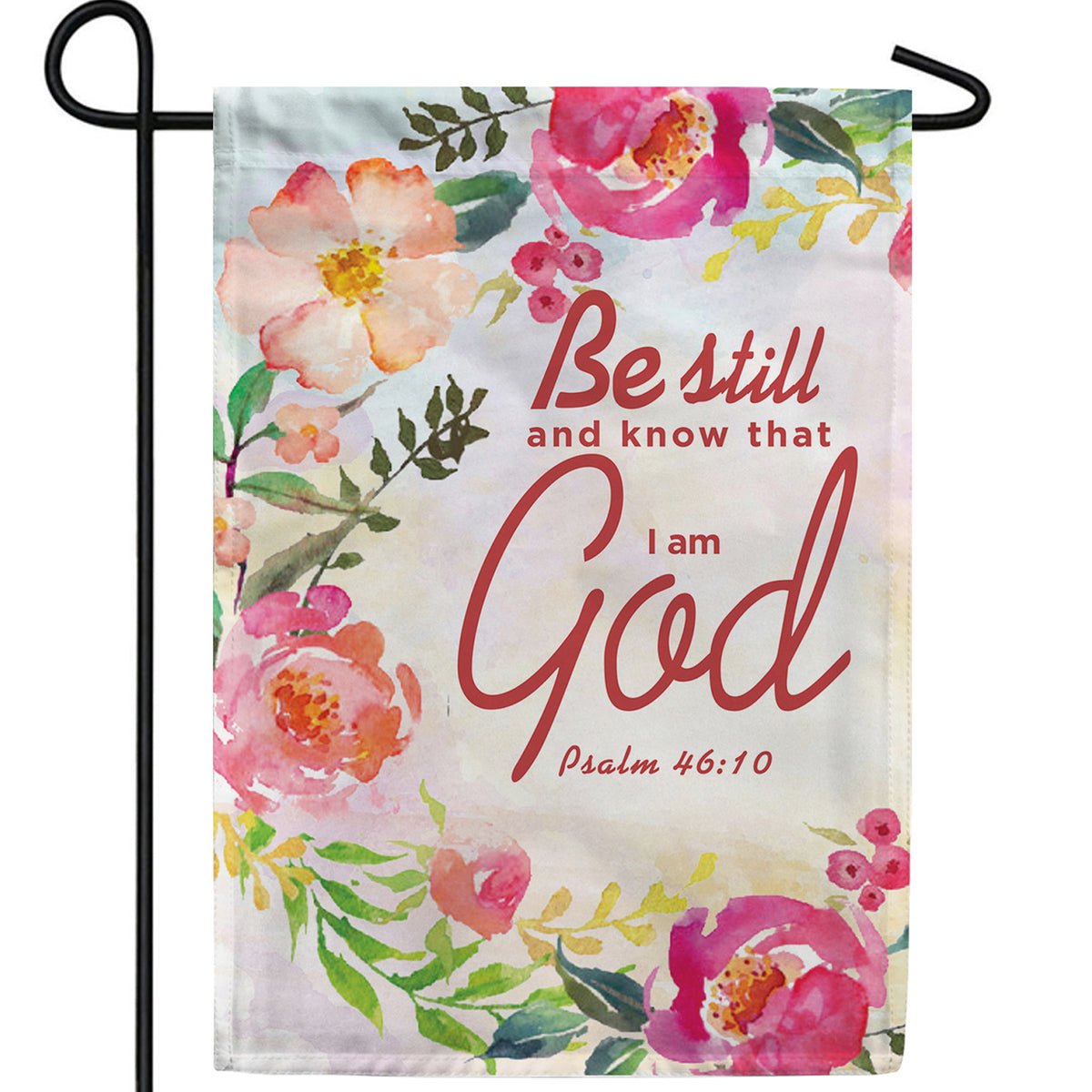 America Forever I Am God Garden Flag