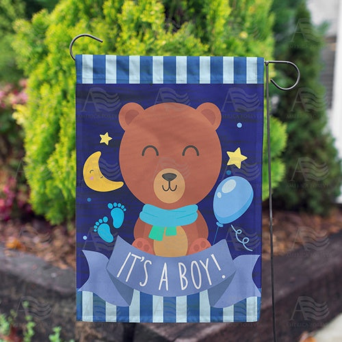 America Forever Oh Joy, It's A Boy! Garden Flag