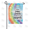 America Forever Pawprints Forever in our Hearts Garden Flag