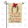 America Forever Thundering Hoofbeats Garden Flag