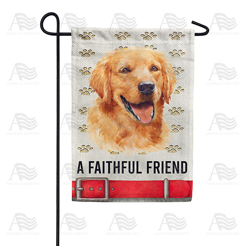 America Forever A Faithful Friend Garden Flag