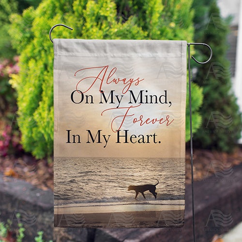 America Forever Remembering A Pet's Love Garden Flag